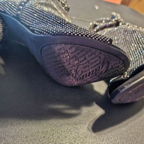 Gianni Bini Black Studded Ankle Booties - Picture 3 of 8